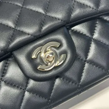 Chanel AS2431  Mini Classic Handbag With Top Handle Lambskin CC19001