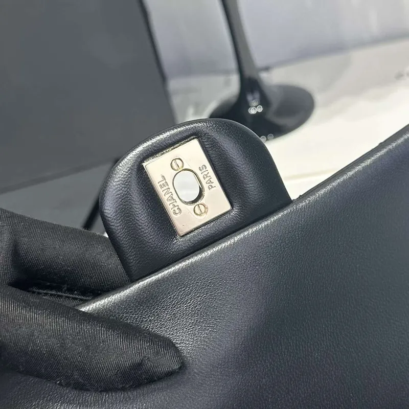 Chanel AS2431  Mini Classic Handbag With Top Handle Lambskin CC19001