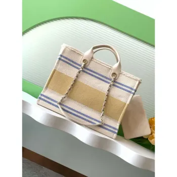 Chanel 25C A66941 Large Shopping Tote Yellow