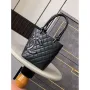 Chanel A98002 Vintage Bucket bag Black with Patent leather