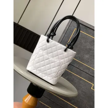 Chanel A98002 Vintage Bucket bag White