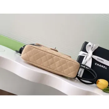 Chanel AS6326 Vintage Camera Case Bag Lambskin Apricot