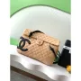 Chanel AS6338 Airport Bag 25P Shopping Bag Apricot