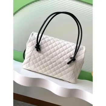 Chanel AS6338 Airport Bag 25P Shopping Bag White