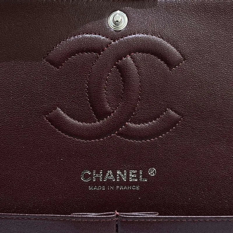 Chanel A01112 Flap Classic 11.12 Handbag Haas Lambskin & Gold Tone Metal Black