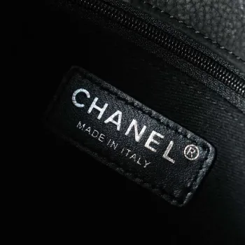 Chanel A90090 Flap Bag Vintage Black Suede Silver