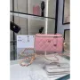 Chanel AP2303 Clutch With Chain in Lambskin gold balls Light Pink