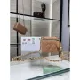 Chanel AP1447 small Vanity with chain lambskin gold Adjustable small gold balls Brown