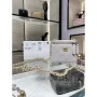 Chanel AP1447 small Vanity with chain lambskin gold Adjustable small gold balls Gray