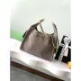 Chanel AS5293 Small Hobo Suede & Gold Tone Metal Brown