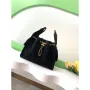 Chanel AS5293 Small Hobo Suede & Gold Tone Metal Black
