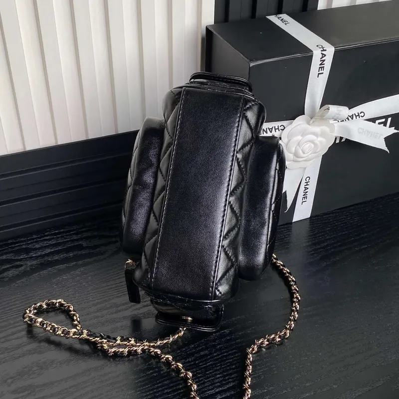 Chanel AS5220 Small Camera Case Bag Black