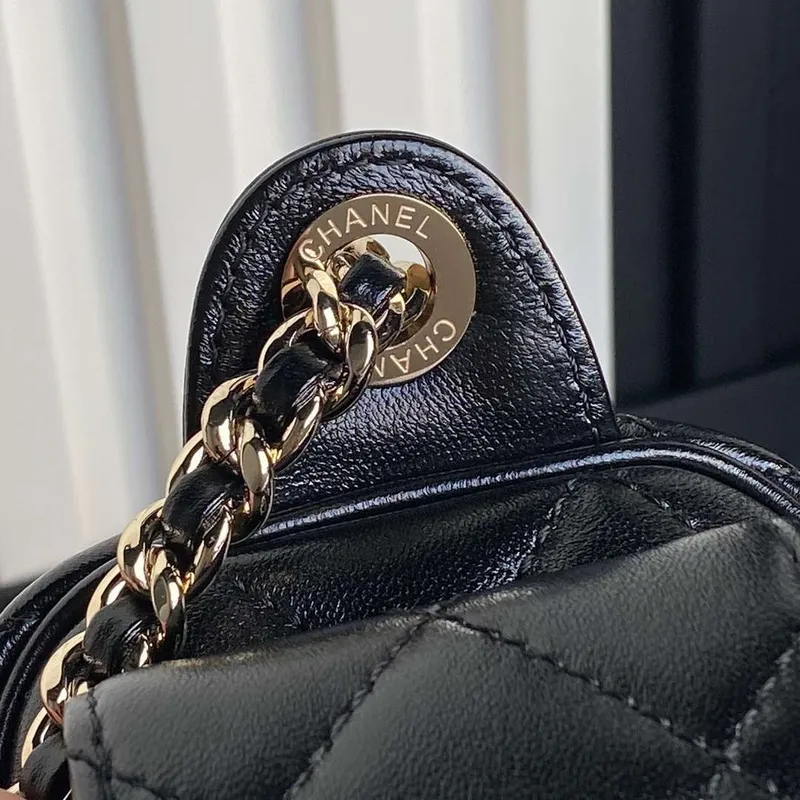 Chanel AS5220 Small Camera Case Bag Black