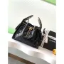 Chanel AS5293 Small Hobo Shiny Lambskin & Gold Tone Metal Black