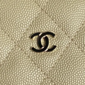 Chanel 25C AP4386 Hobo Grained Calfskin & Gold Tone Metal Ligth Green