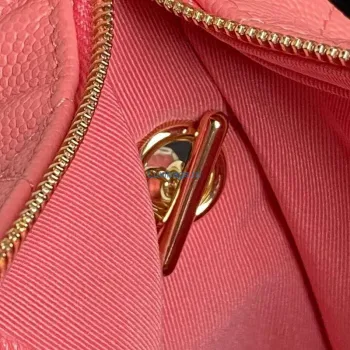 Chanel 25C AP4386 Hobo Grained Calfskin & Gold Tone Metal Pink