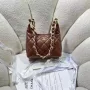 Chanel AS4922 Small Hobo Shiny Lambskin & Gold Tone Metal Brown