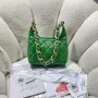 Chanel AS4922 Small Hobo Shiny Lambskin & Gold Tone Metal Green