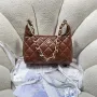 Chanel AS4912 Meduim Hobo Shiny Lambskin & Gold Tone Metal Brown