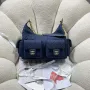 Chanel AS5302 Hobo Shiny  Denim & Gold Tone Metal Dark blue