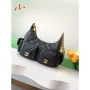 Chanel AS5339 Small Hobo Shiny Lambskin & Gold Tone Metal Black