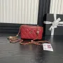 Chanel AP4285 Clutch Pearl with Chain Vanity Box bag Red