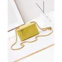 Chanel AP3940 Clutch With Chain Lambskin Vanity Box bag with Enamel buckle Yellow