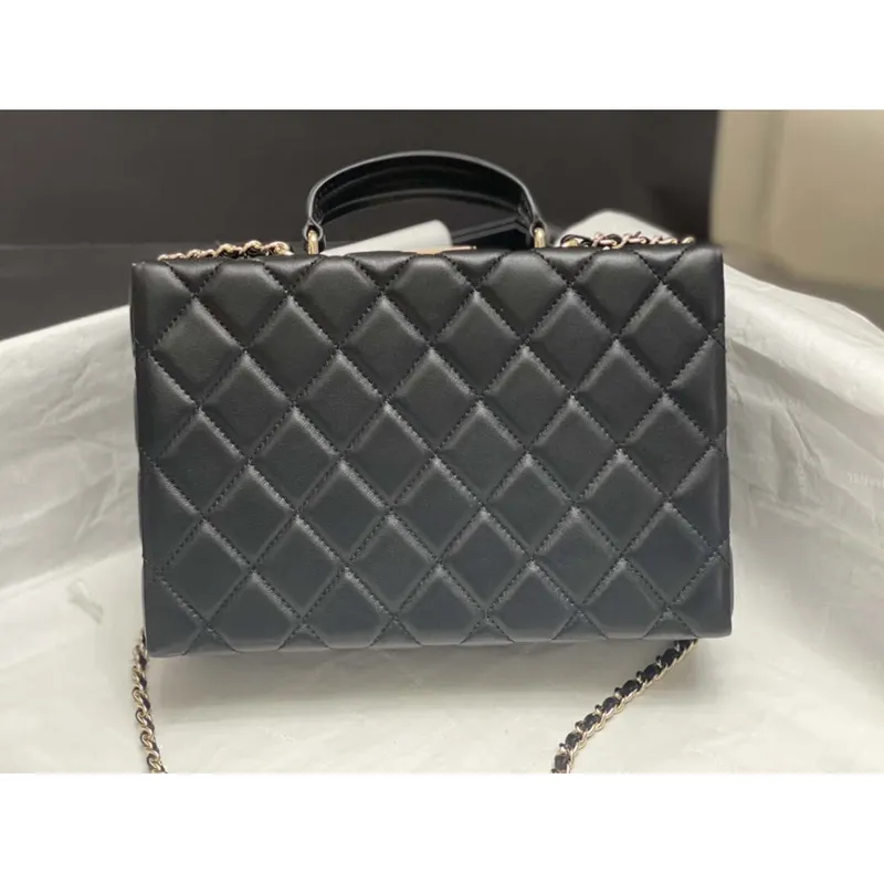 Chanel 25A AS5167 Small box bag Lambskin Black