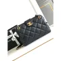 Chanel AS8890 Lambskin 24A MAX Mini  Shopping Bag Black