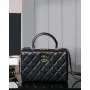 Chanel 25A Autumn and Winter New Vanity Box Lambskin Bag Black