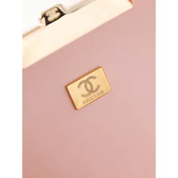 Chanel AS5178 Evening Chain Bag Lambskin Gold Tone Metal Pink