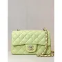 Chanel A69900 Mini Flap Bag Lambskin AS1116 Light Green