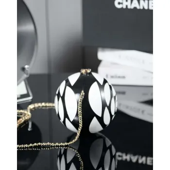 Chanel AS3716 Evening Football Lambskin white