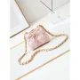 Chanel AP4028 Clutch with chain Lambskin Patent Crumpled Lambskin & Gold Tone Metal Pink
