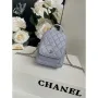 Chanel Ap3753 CLASSIC MINI Backpack Calfskin Gray Purple