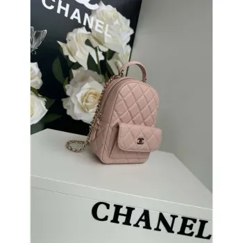 Chanel Ap3753 CLASSIC MINI Backpack Calfskin Pink