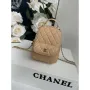 Chanel Ap3753 CLASSIC MINI Backpack Calfskin Apricot
