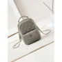 Chanel Ap3753 CLASSIC MINI Backpack Calfskin Grey