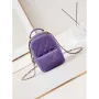 Chanel Ap3753 CLASSIC MINI Backpack Calfskin Purple