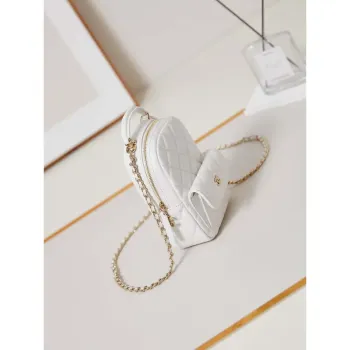 Chanel Ap3753 CLASSIC MINI Backpack Lambskin White