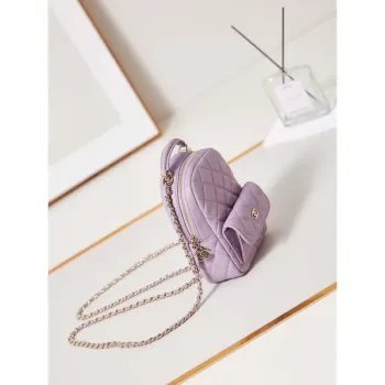 Chanel Ap3753 CLASSIC MINI Backpack Lambskin Lilac