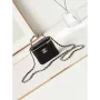 Chanel AP3805 Mini Clutch Lambskin Vanity Box bag With Pearl handle Black