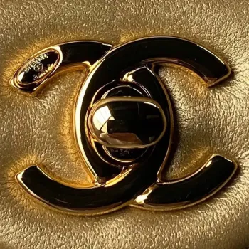 Chanel AS4847 Mini Flap bag With top handle Gold