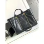 Chanel A66941 23B Large Shopping Bag Black Calfskin