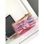 Chanel AS1116 24SS CF Mini Flap Bag A69900 Symphony gradient beads Pink Lambskin