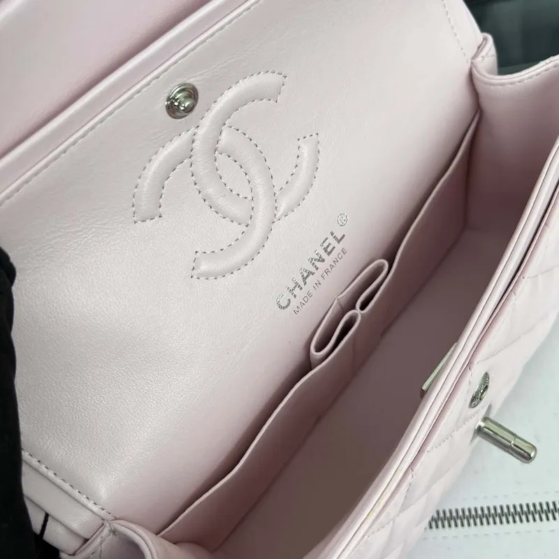 Chanel A01117 Flap Handbag Classic Bag Light Pink Lambskin