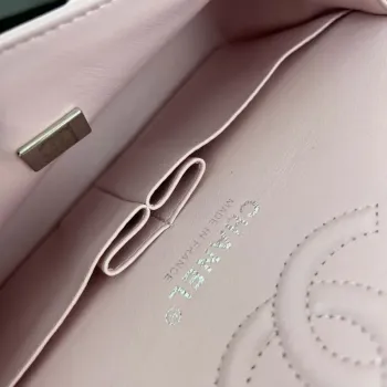 Chanel A01117 Flap Handbag Classic Bag Light Pink Lambskin