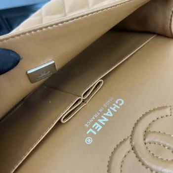 Chanel A01117 Flap Handbag Classic Bag Brown Lambskin