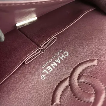 Chanel A01117 Flap Handbag Classic Bag Black Lambskin