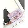Chanel AS1116 24C Mini Flap Bag 20cm A69900 Tweed White & Red